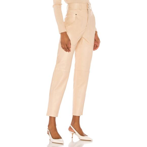 Song of Style Seana Leather Pant Khaki - Picture 4 of 10